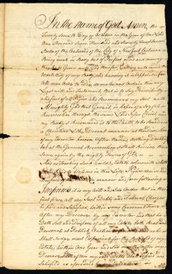 Probated will of Samuel Betts, 1773