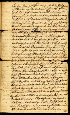 Probated will of Petrus Waldron, 1772