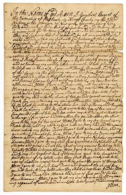 Probated will of Gysbert Bogert, 1773