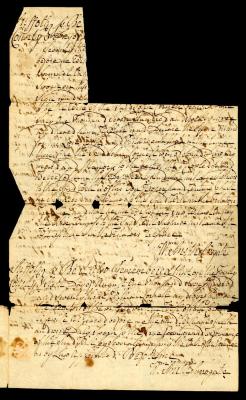 Probated will of John Cornell, 1773