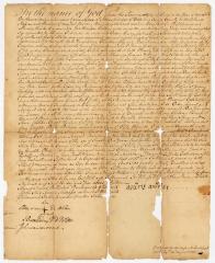 Probated will of Andris Andrise, 1773