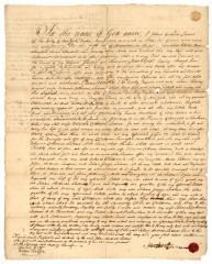 Probated will of Johan Andreas Ladnor, 1773
