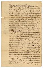 Probated will of John Hoffman, 1773
