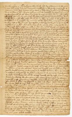 Probated will of Samuel Davenport, 1773