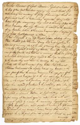 Probated will of Gabriel Ludlow, 1773