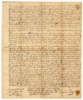 Probated will of Benjamin Hagerman, 1773