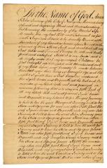 Probated will of John Jauncey, 1773