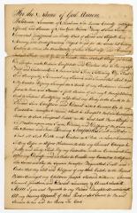 Probated will of Patience Lawrence, 1773