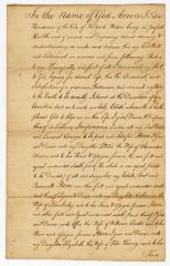 Probated will of Tetia Henderson, 1773