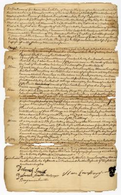 Probated will of Isaac Lownsbury, 1773