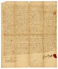 Probated will of James Doughty, 1773