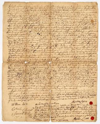 Probated will of Stephen Loines, 1773