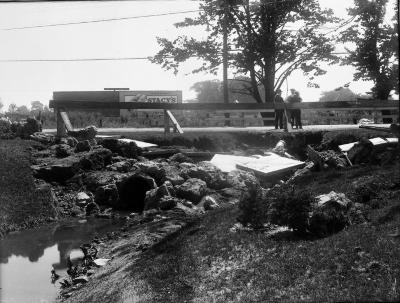 Erie Canal. Old Erie Canal washout at Culbuert