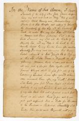 Probated will of Joseph Randall, 1773