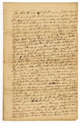 Probated will of John Merril, 1773