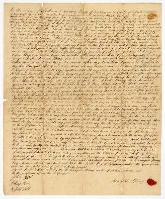 Probated will of Benajah Strong, 1773