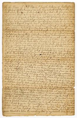 Probated will of Joseph Scidmore, 1773
