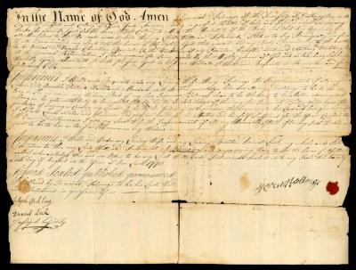 Probated will of Jeremiah Talmage, 1773