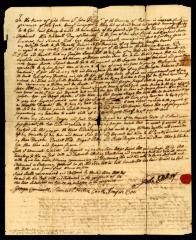 Probated will of John Pell, 1773
