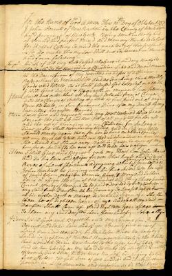 Probated will of John Percutt, 1773