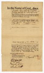 Probated will of Theophilus Morris, 1773