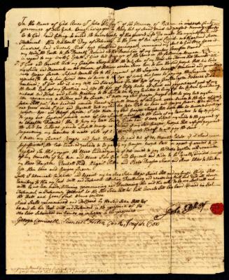 Probated will of John Pell, 1773