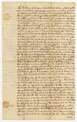 Probated will of Anne De Peyster, 1774