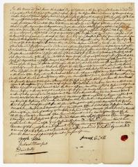 Probated will of Jeremiah Bedell, 1774