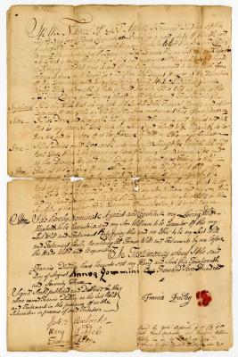 Probated will of Francis Dudley, 1774