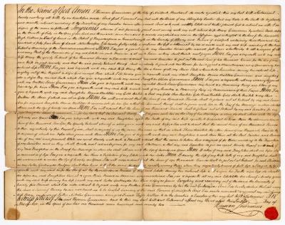 Probated will of Herman Gouverneur, 1774