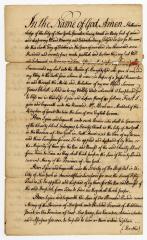 Probated will of Catharine Lodge, 1774