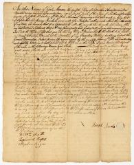 Probated will of Joseph Jacobs, 1774