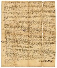 Probated will of Israel Halsey, 1774