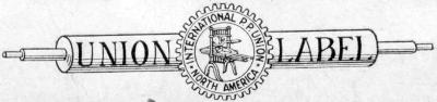 Union Label. International Printing Pressmen and Assistants Union of America