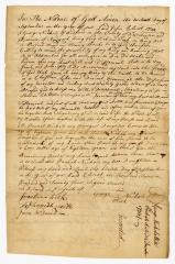 Probated will of George Nickols, 1774