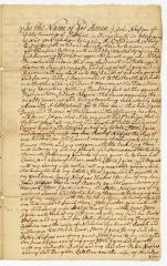Probated will of John Neefyes, 1774