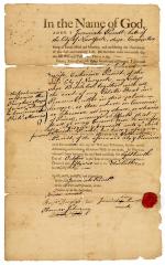 Probated will of Jeremiah Pundt, 1774