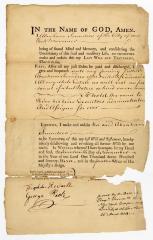 Probated will of Abraham Saunders, 1774