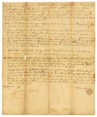 Probated will of William Osborne, 1774