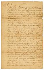 Probated will of Elizabeth Pullin, 1774