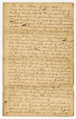 Probated will of Mary Stoutenburgh, 1774