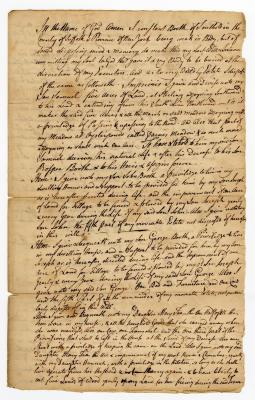 Probated will of Constant Booth, 1775