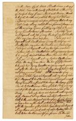 Probated will of Bartholomew Gedney, 1775