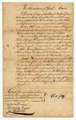 Probated will of Thomas Grigg, 1775