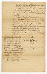 Probated will of Nathan Friez, 1775