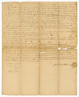 Probated will of Jonathan Concklin, 1775