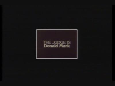 Judge Donald Mark, 1983