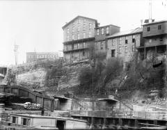 Erie Canal: North Bank Locks in Lockport